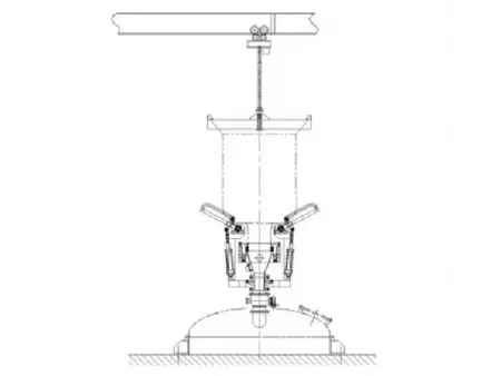 Estación de descarga de bolsas grandes (con unidades de masaje neumático)