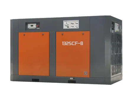 Compresor de tornillo eléctrico estacionario