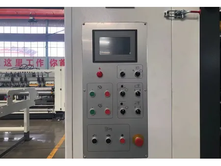 Encoladora para líneas de cartón corrugado de siete capas