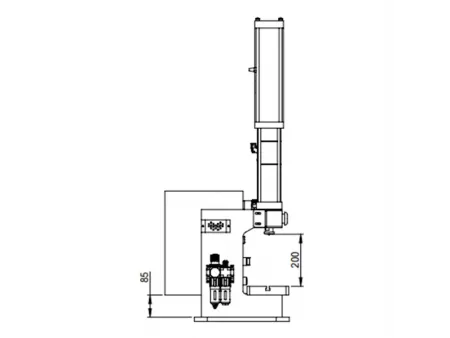 Prensa clinchadora (Prensa de banco con marco en C de 4 toneladas)