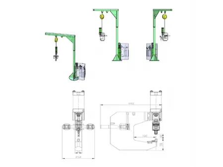 Unidad de clinchado manual, marco en C