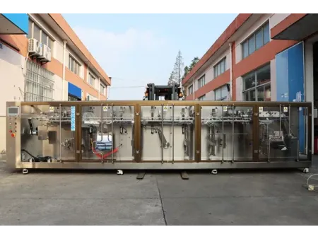 Envasadora de bolsas prefabricadas, llenado con 1 boquilla