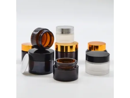 Envases cosméticos de vidrio y frascos para maquillaje