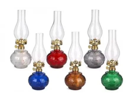 Botellas de vidrio para lámparas de aceite