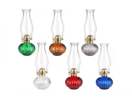 Botellas de vidrio para lámparas de aceite