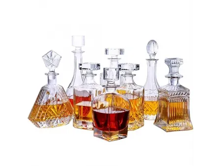 Botellas de vidrio para bebidas espirituosas