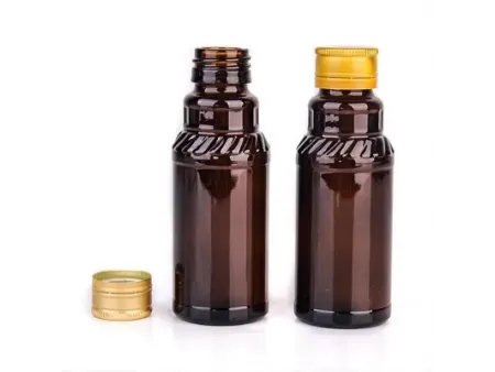 Botellas de vidrio para jarabe