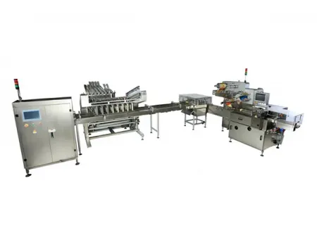 Sistema automático de envasado de galletas
