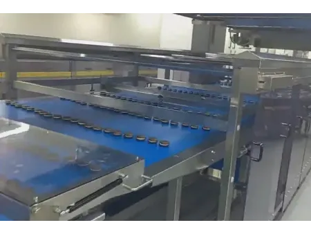 Sistema automático de envasado de pasteles y barras