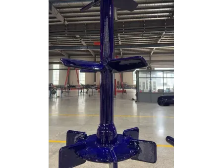 Agitador de turbina con revestimiento de vidrio
