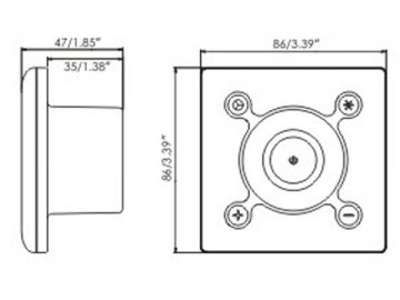 Control remoto de temperatura y brillo para panel de luces con intensidad variable LC-0RGBW-D5-05-C