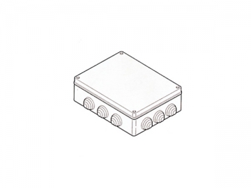 Caja de conexiones IP44 con cubierta a presión