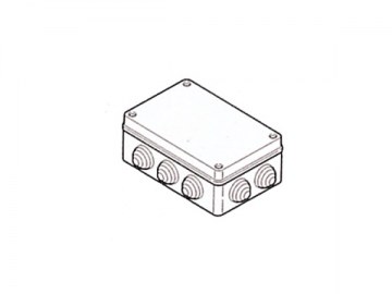 Caja de conexiones IP56 con funda para cable