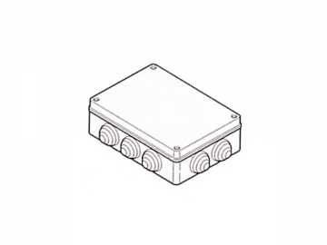 Caja de conexiones IP56 con funda para cable