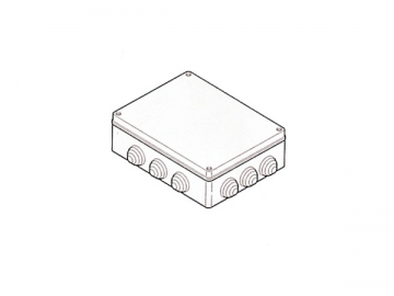 Caja de conexiones IP56 con funda para cable