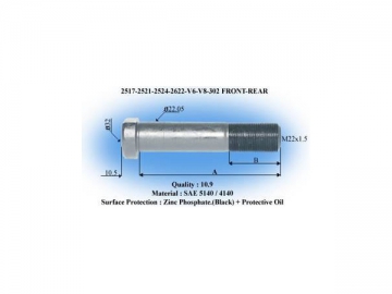 Tornillo de rueda para Mercedes