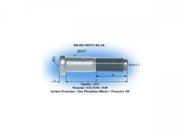 Tornillo de rueda para Mercedes