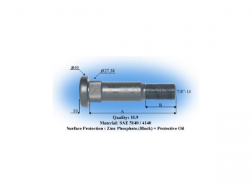 Tornillo de rueda para Volvo