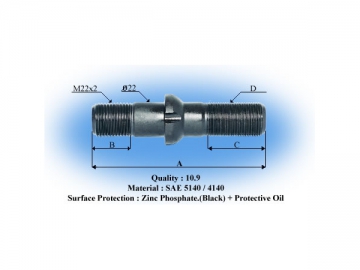 Tornillo de rueda para BPW