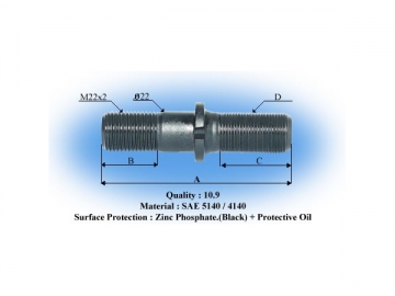 Tornillo de rueda para BPW