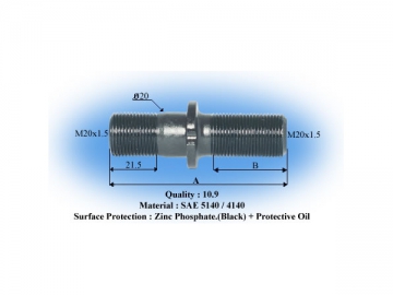 Tornillo de rueda para BPW