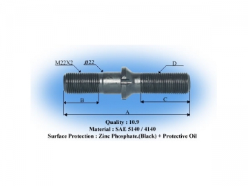 Tornillo de rueda para BPW