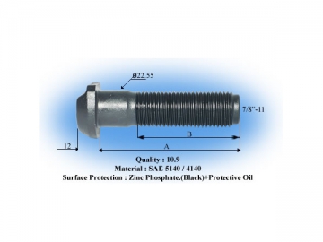 Tornillo de rueda para Scania