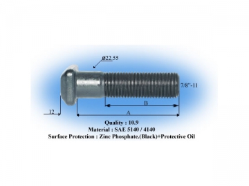 Tornillo de rueda para Scania