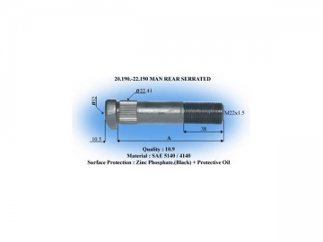 Tornillo de rueda para MAN