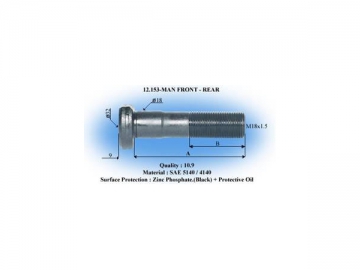 Tornillo de rueda para MAN