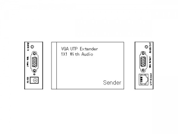 Divisor 1x1 con expansor VGA