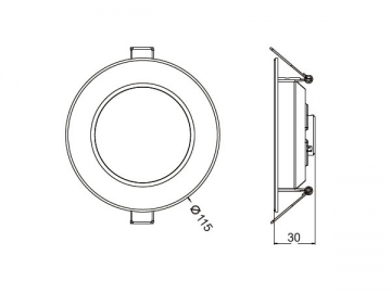 Foco empotrable LED NS-TD3-P6