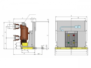 Interruptor de vacío <small>(Interruptor de alta tensión para interiores TZN1)</small>