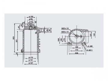 Aislador eléctrico <small>(Aisladores de contacto)</small>