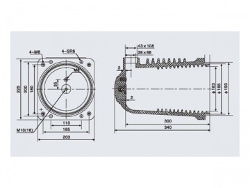 Aislador eléctrico <small>(Aisladores de contacto)</small>