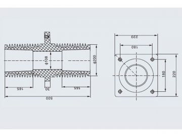 Aislador eléctrico <small>(Bujes para transformador)</small>