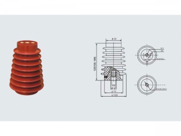 Aislador eléctrico <small>(Aisladores de apoyo)</small>