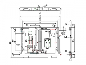 Dispositivo de inserción y extracción para interruptores <small>(12KV-24KV)</small>