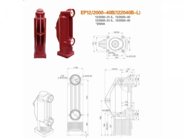 Polos encapsulados <small>(Polos encapsulados para sistemas de distribución de electricidad de 12kV)</small>