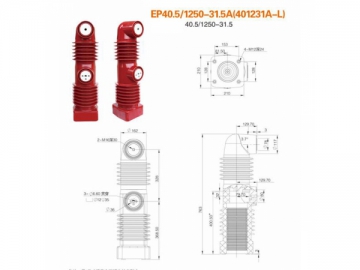 Polos encapsulados <small>(Polos encapsulados para sistemas de distribución de electricidad de 40,5kV)</small>