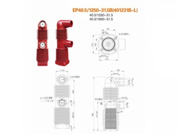 Polos encapsulados <small>(Polos encapsulados para sistemas de distribución de electricidad de 40,5kV)</small>