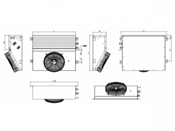 <strong>Aire acondicionado</strong> split de pared <small>(aire acondicionado para cabinas y paneles eléctricos de grúas)</small>