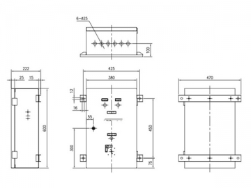 <strong>Panel de control eléctrico independiente</strong> (panel de control para aire acondicionado para operaciones industriales a altas temperaturas