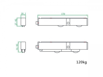 Guías correderas para puertas y ventanas