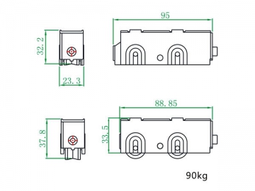 Guías correderas para puertas y ventanas