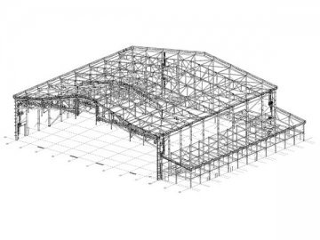 Estructura de acero <br/><small>(Hangar)</small>