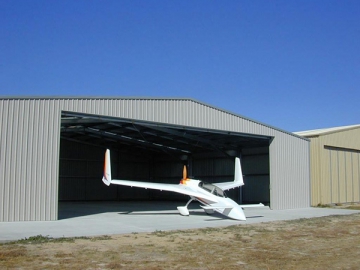 Estructura de acero <br/><small>(Hangar)</small>