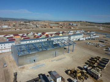 Estructura de acero <br/><small>(Hangar)</small>