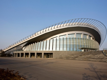 Estructura de acero <br/><small>(Palacio de deportes)</small>