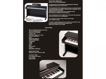 Piano digital DK-100A de 88 teclas